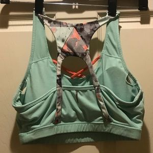 Sexy strappy sports bra